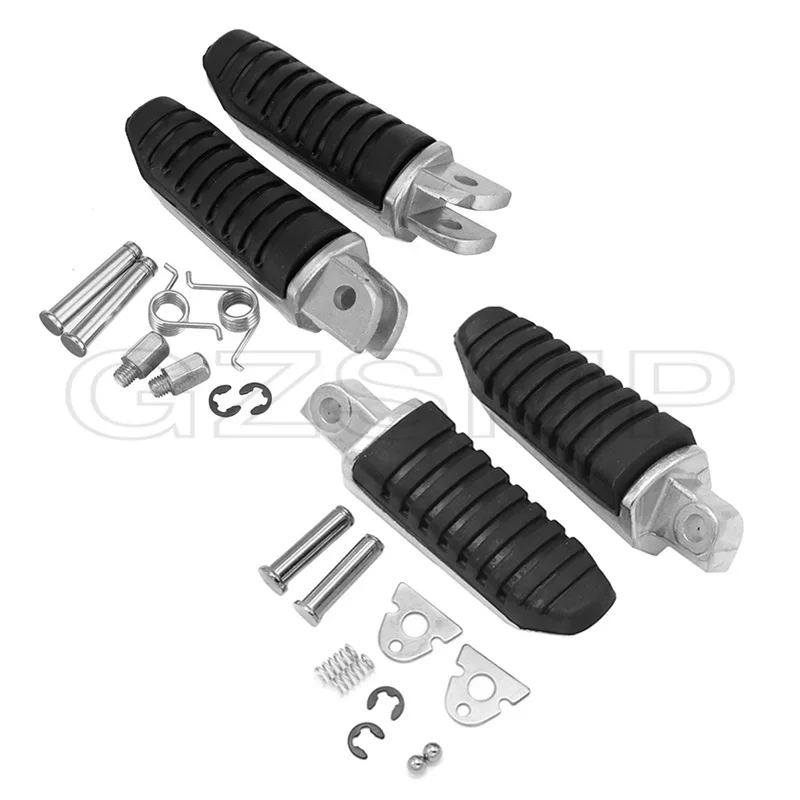 Motorcycle Front / Rear Footrest Foot Pegs Pedal For Suzuki V-Strom 650 DL650 - £25.73 GBP+