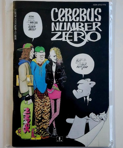 Signed 1993 AV Comic Cerebus Number Zero #0 with Hand Drawn Artwork by Dave Sim Item image 2