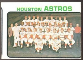 Houston Astros Team Card 1973 Topps Baseball Card # 158 nr mt smc - £0.39 GBP