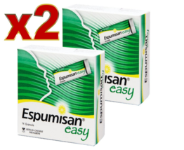 2 PACK ESPUMISAN EASY 125mg Granules In Sachets 28 Pcs. Stomach Aches Bl... - £23.97 GBP