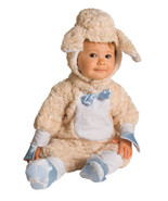Noah&#39;s Ark Blue Lamb Infant Costume Baby 6-12/12-18 Fantasia Infant Ovel... - £23.72 GBP