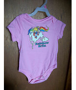 Rainbow Brite Baby Infant Clothes 18M Girl Pink Horse Pony Creeper Bodys... - $9.49