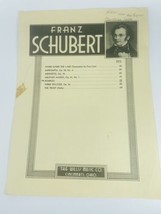 Scherzo by Franz Schubert 1947 Vintage Sheet Music Willis Music Co - £4.66 GBP