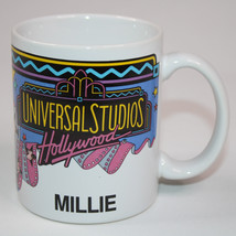 Universal Studios Hollywood Coffee Mug First Name Millie Souvenir Ceramic Cup - £6.91 GBP