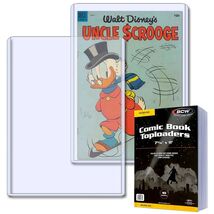 10 packs of 10 (100) BCW 7 ¹¹⁄₁₆" x 11" Golden Age Comic Topload Holders - $193.05