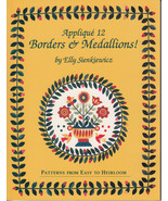 Applique 12 Borders & Medallions! by Elly Sienkiewicz (1994, Quilting Paperback) - $5.00