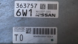 2014 Nissan Frontier 2.5L MT ECU ECM PCM Engine Control Module BEM354-300 A1 image 3