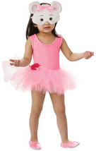 ANGELINA BALLERINA COSTUME 7-8 YEARS OLD WITH FACE MASK HALLOWEEN COSTUME - $14.80