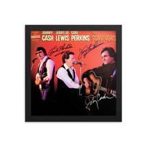 Cash, Lewis &amp; Perkins signed The Survivors album Reprint - £66.60 GBP