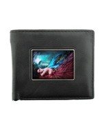 Black Bifold Leather Material Wallet Fairies Design 07 Celtic Mystical C... - £12.35 GBP
