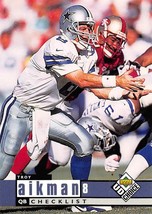 1998 Upper Deck UD Choice #253 Troy Aikman Dallas Cowboys  - £0.70 GBP