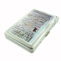 Deer Optical Illusion Hidden D 79 Cigarette Case Built in Lighter Metal ... - £15.73 GBP