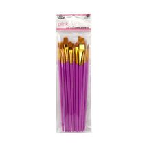 Royal &amp; Langnickel Pink Art Golden Taklon Brush Set (Pack of 10)  - $21.00