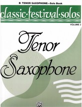 Tenor Sax Classical Festival Solos with Piano Accompaniment Sheet Music ... - £7.55 GBP