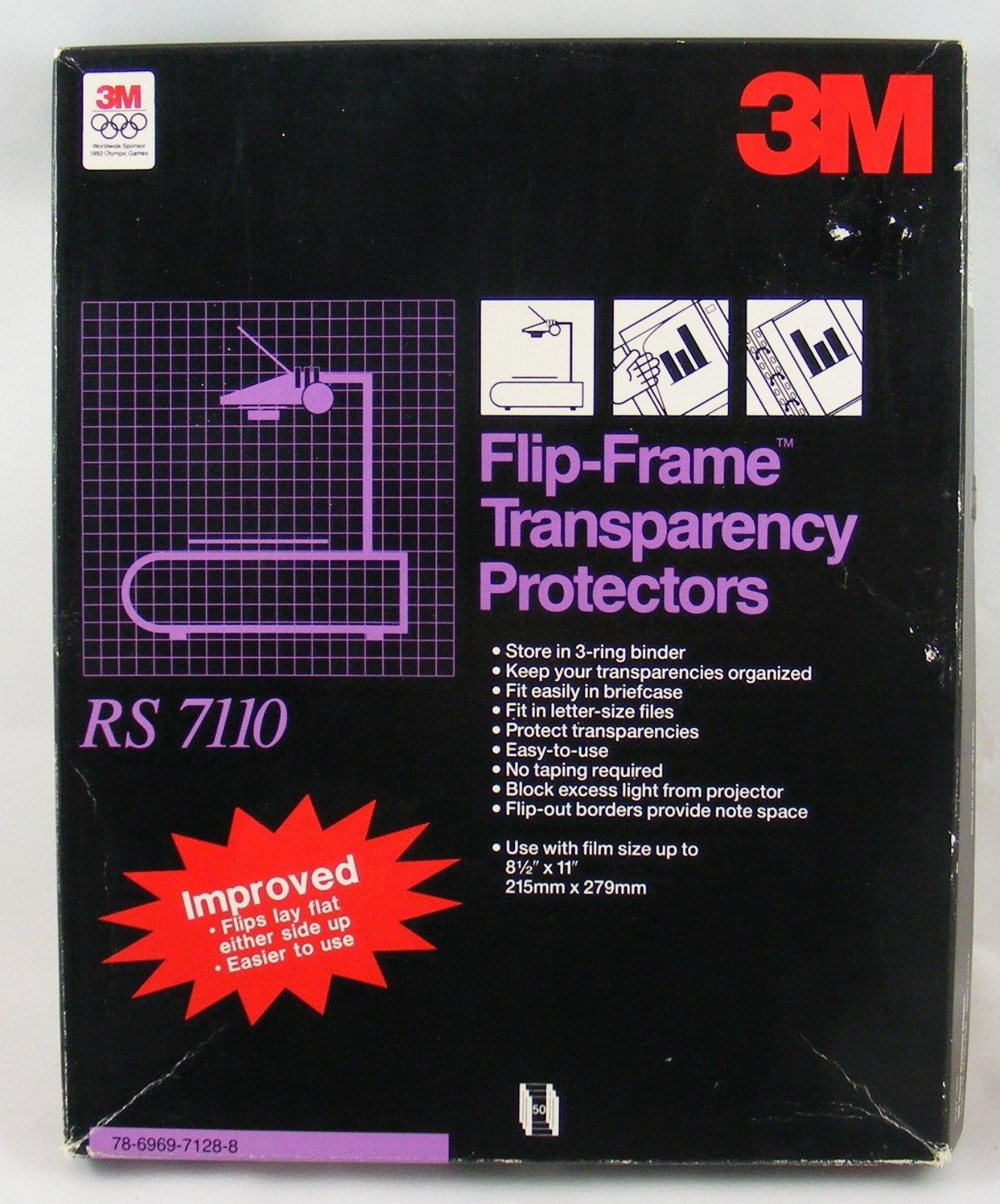 3M RS 7110 Flip Frame Transparency Protectors - £9.86 GBP