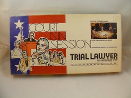 Trial Lawer Board Game Vintage Court is in Session  Board Game 1977 NOT ... - £6.67 GBP
