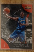 2007-08 Topps Finest Basketball #79 Nick Young RC Rookie Swaggy P Wizards Lakers - £2.03 GBP