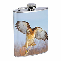 Hawk Flask D4 8oz Stainless Steel Bird of Prey Falconry Talons North American - £11.86 GBP