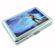 Indian Native American Metal Silver Cigarette Case D6 Tribes Tent Wid West - $16.78