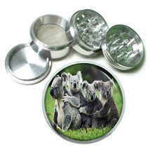 Koala Aluminum Grinder D3 63mm 4 Piece Marsupial Tree Bear Australian Mammal - £13.38 GBP