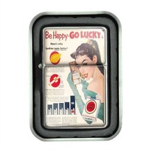 Lucky Strike Oil Lighter  Vintage Cigarette Smoking Ad Classic Logo D19 - $14.80