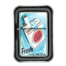 Lucky Strike Oil Lighter Vintage Cigarette Smoking Ad Classic Logo D27 - £11.64 GBP