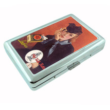 Lucky Strike Vintage Smoking Ad Metal Silver Cigarette Case D10 Classic Logo - £13.25 GBP