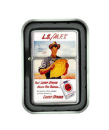 Lucky Strike Oil Lighter With Case Vintage Cigarette Smoking Ad Classic ... - £11.14 GBP