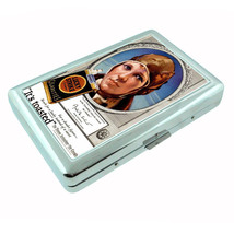 Lucky Strike Vintage Smoking Ad Metal Silver Cigarette Case D25 Classic Logo - £13.25 GBP