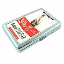Lucky Strike Vintage Smoking Ad Metal Silver Cigarette Case D26 Classic Logo - £13.25 GBP