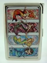 Mermaids 01 Cigarette Case with Lighter Women of the Sea Mythical Creature - £15.44 GBP