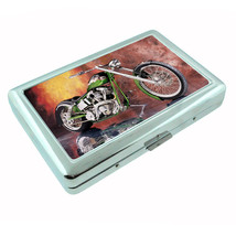 Motorcycle D6 Silver Cigarette Case / Metal Wallet Sexy Cool Bike - £13.41 GBP