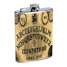 OUIJA BOARD D1 Flask 8oz Stainless Steel Talking Spirit Occult Witchcraft Spooky - £11.63 GBP