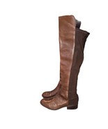 Ralph Lauren MAIYA Brown Leather OVER THE KNEE Boots Size 6 $249 Equestrian - $77.22