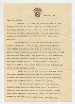 1930 Texas A &amp; M Letter &amp; The History of the Foo Foo Club  - £37.54 GBP