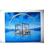 Tito Salomoni Rainbow Weaver Fantasy Surrealistic Child Art Hand Signed&amp;... - £194.69 GBP