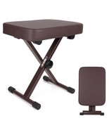 5 CORE Keyboard Bench X Style Piano Stool Thick Padded Max 20.5 inch Hei... - $696.22 MXN