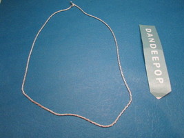 Vintage 925 Sterling Silver Necklace Italy With Star Line Hallmark Jewelry - £27.68 GBP