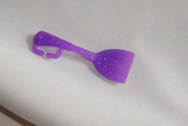 Barbie doll kitchen r bridal accessory spatula server purple w ingrained sparkle - $7.99