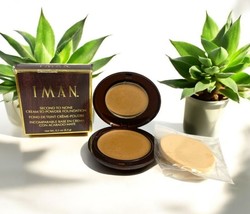 Iman Cosmetics Second to None Cream to Powder Foundation Ginger S4 Full ... - $29.21