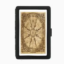 Vintage Compass D4 Black Cigarette Case / Metal Wallet Nautical Navigation - £11.83 GBP