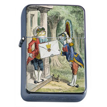 Windproof Refillable Flip Top Oil Lighter Alice D1 Tenniel Hookah - $14.80