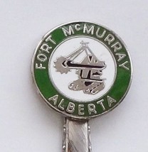 Collector Souvenir Spoon Canada Alberta Fort McMurray Trencher - £10.35 GBP