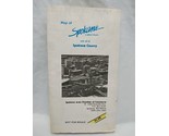Map Of Spokane A Great Place Area Chamber Of Commerce Brochure Map - £35.59 GBP