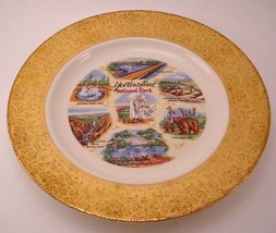 Vintage Yellowstone National Park Souvenir Plate - £15.69 GBP