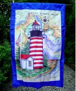 WEST QUODDY HEAD MAINE LIGHTHOUSE BANNER - $333.16 MXN