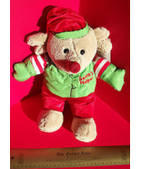 DanDee Plush Toy Mouse Dan Dee Christmas Holiday Stuffed Animal Santa&#39;s ... - $9.49