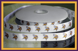 Minnesota Vikings Inspired Grosgrain Ribbon - €8,65 EUR