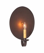 Crimped Wall Sconce in Kettle Black Tin -electric - $1,641.95 MXN