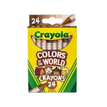 Crayola Colors Of The World Crayons 24 Per Pkg - $20.48